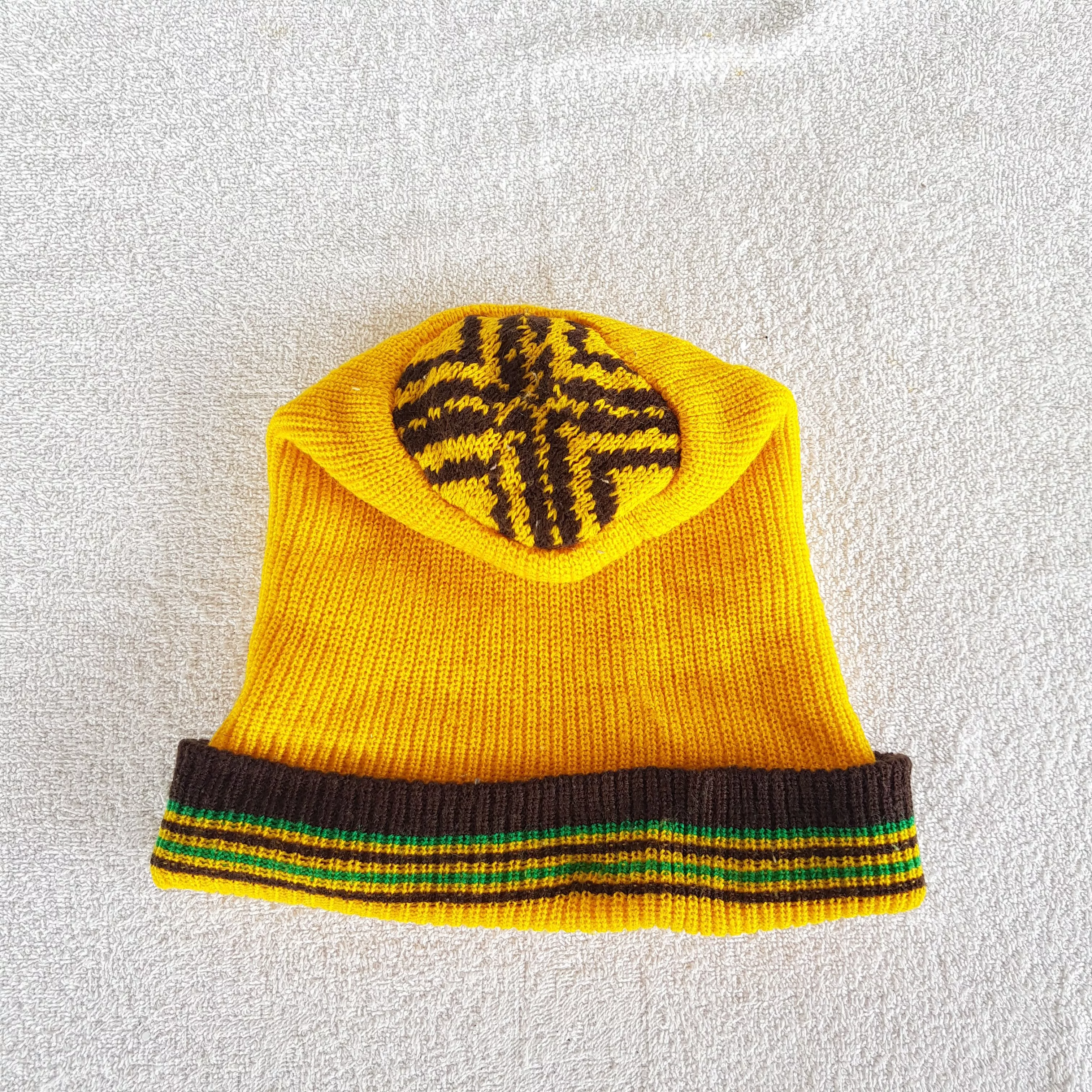 Japanese Brand Hats Japanese Brand × Vintage Unknown Beanie Raggae Snow Cap Japanese Raggae Hats Multi