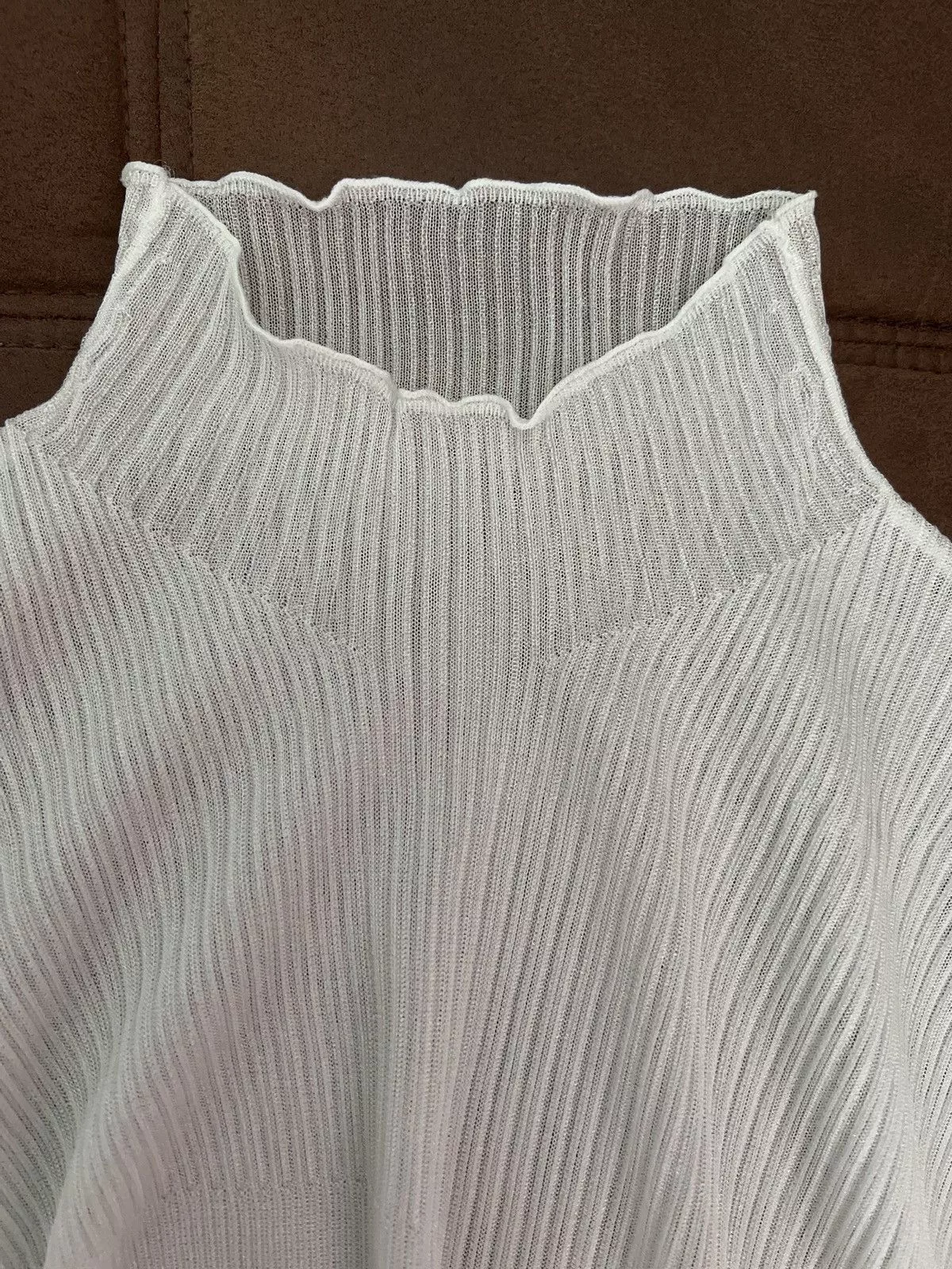 Dion Lee Sweaters Knitwear Dion Lee White sheer nylon sweater