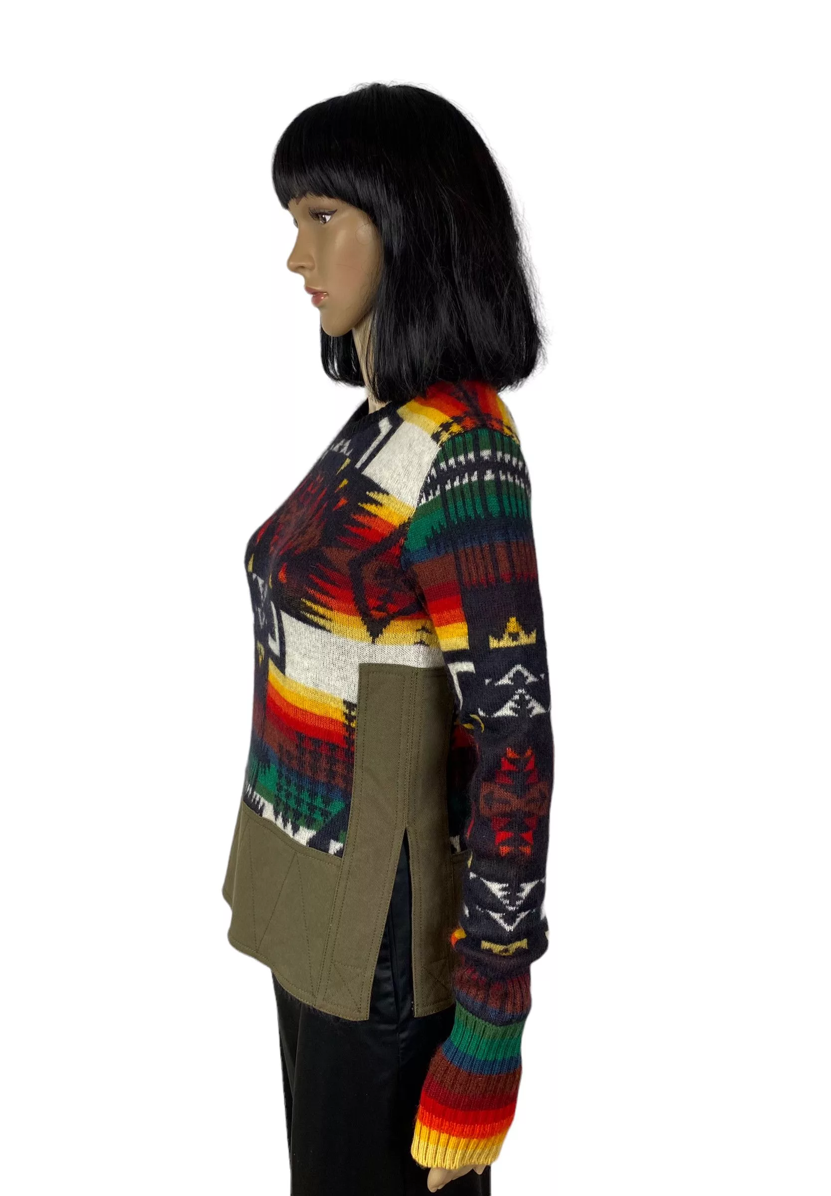 N21 Sweaters Numero 21 N21 Sweater alpaca-wool printed pullover size 38 Multi