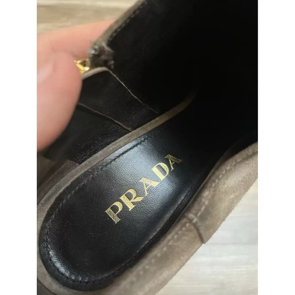 Prada Heels Size: 38 Gray