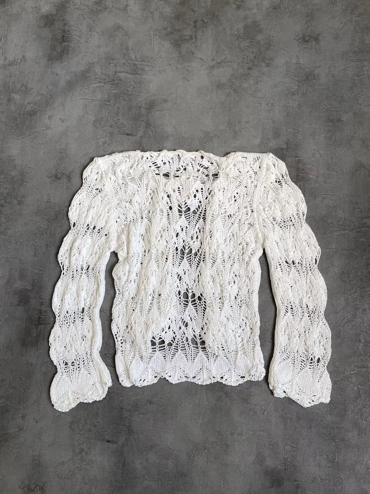 Designer Sweaters Designer Vintage Oppose Italian designs 80s White