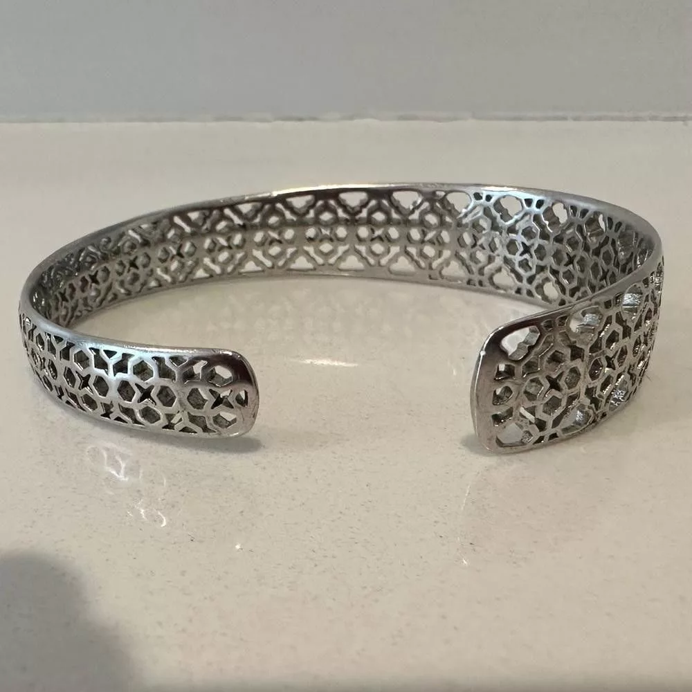 Kendra Scott Bracelets Kendra Scott Uma Silver Filigree Cuff Bracelet