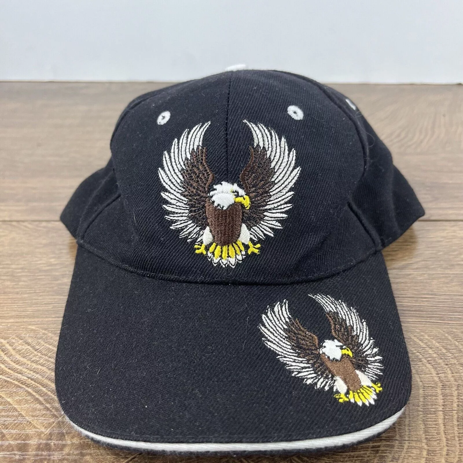 Other Hats Other Bald Eagle Hat America Bald Eagle Black Hat Adjustable Adult