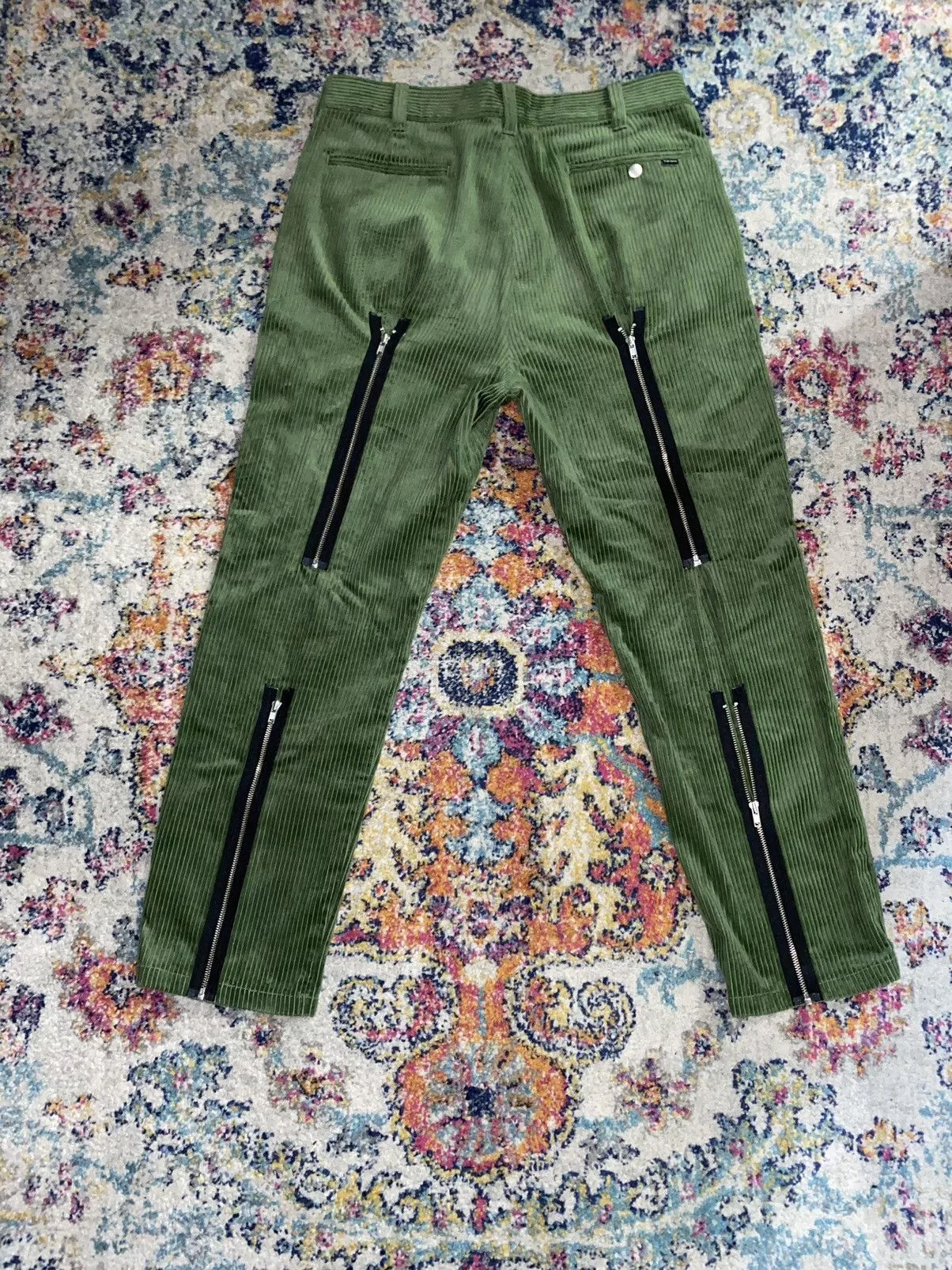 Supreme Casual Pants Supreme Corduroy Flight Pants Green