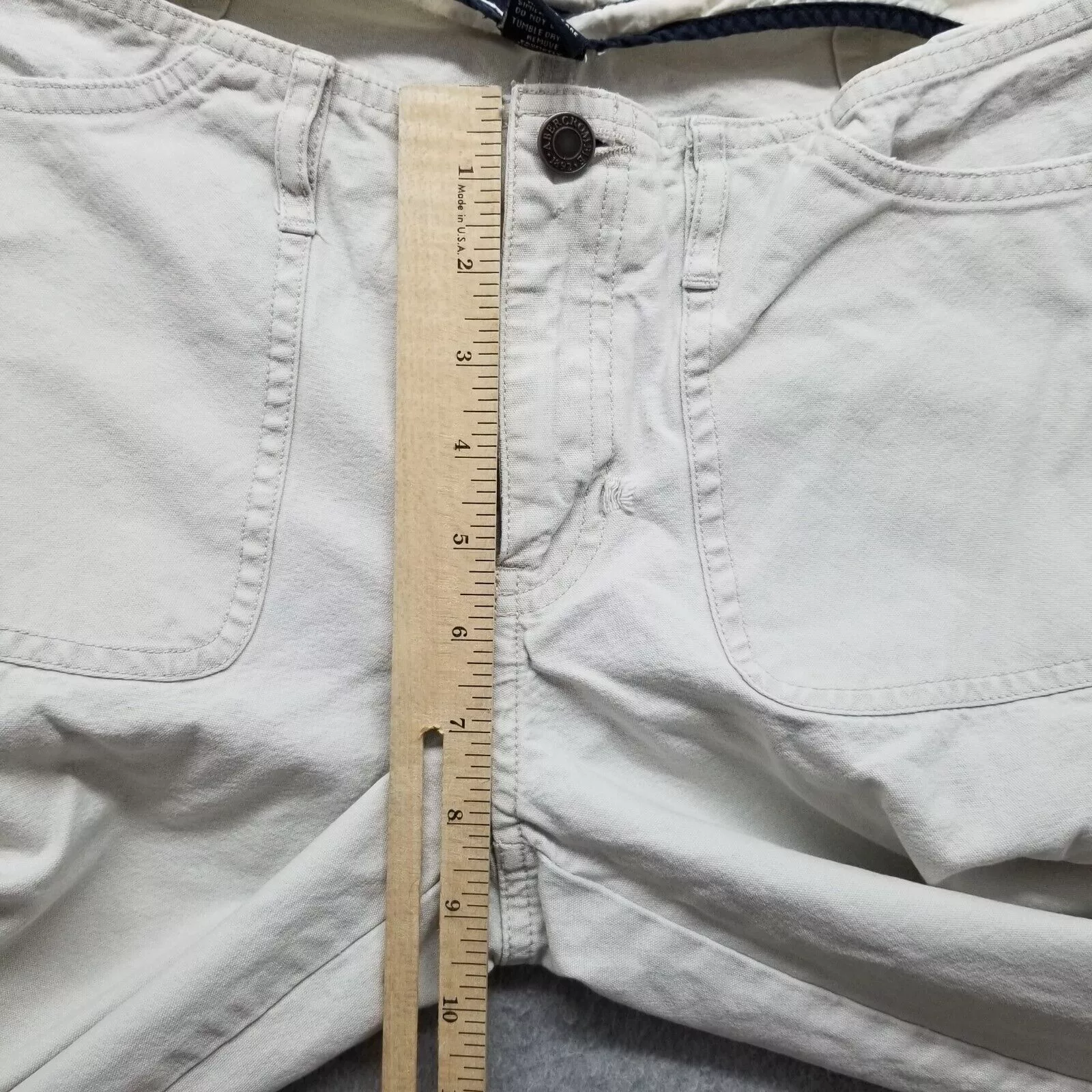Abercrombie & Fitch Pants Womens 6 Flared Pockets 30x30 White