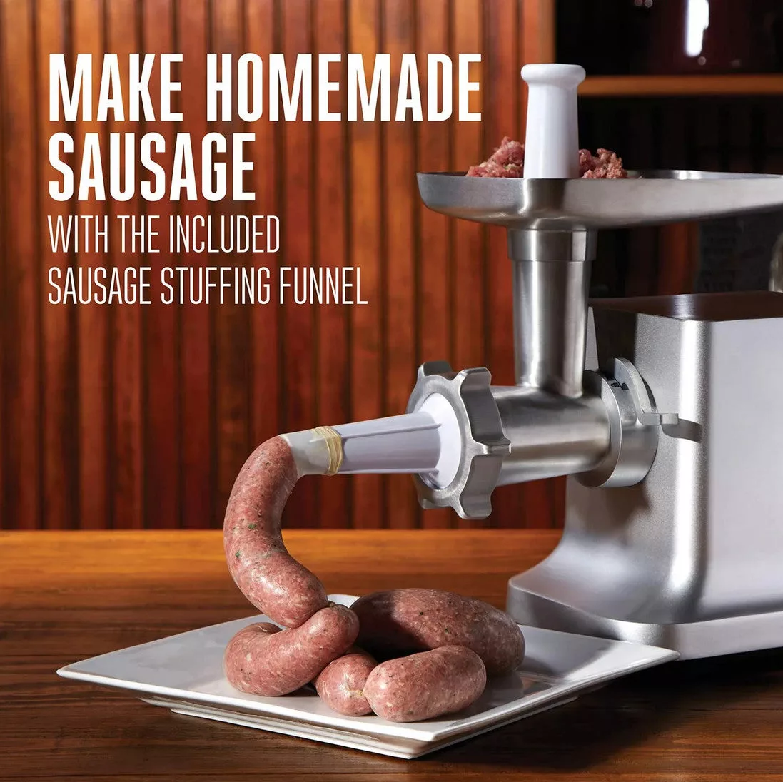 #12 Electric Meat Grinder & Sausage Stuffer