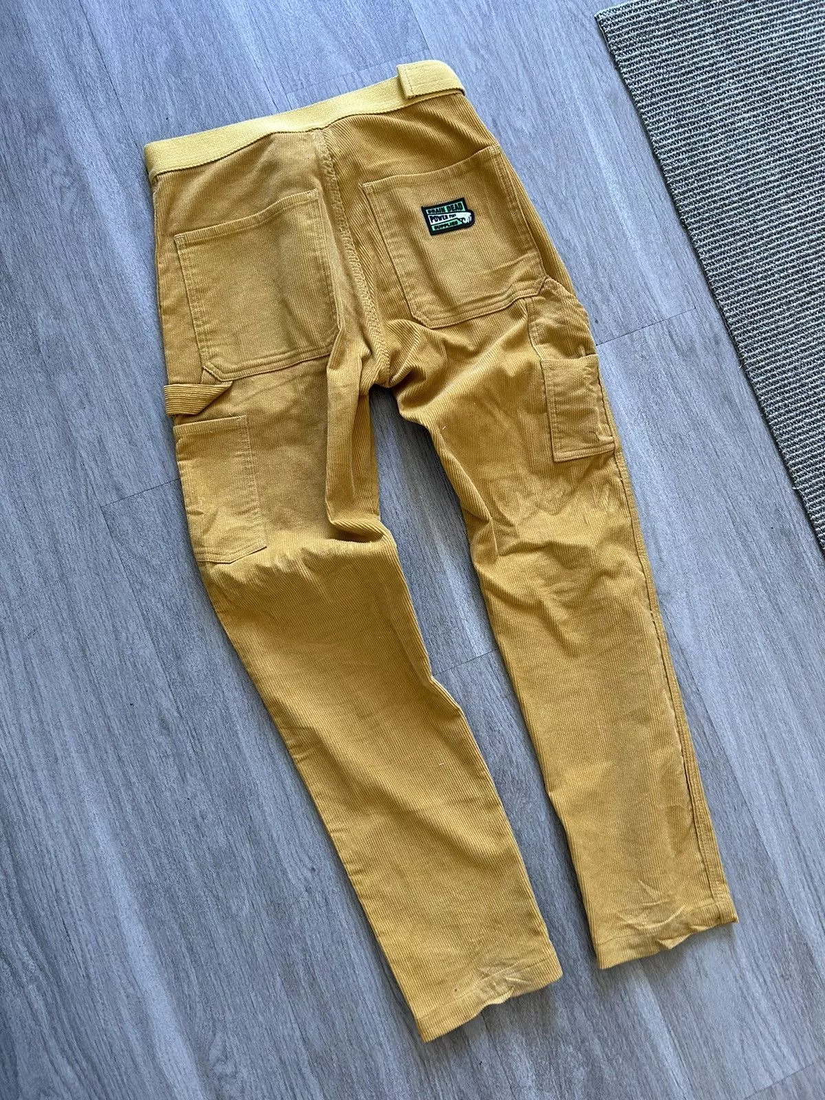 Brain Dead Casual Pants Brain Dead Corduroy Carpenter Pants Yellow