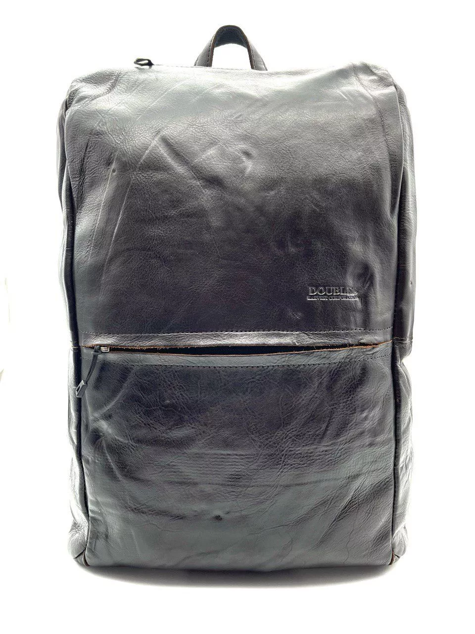 Leather Bags Luggage Leather Backpack Doublee Marvest Compration Brown