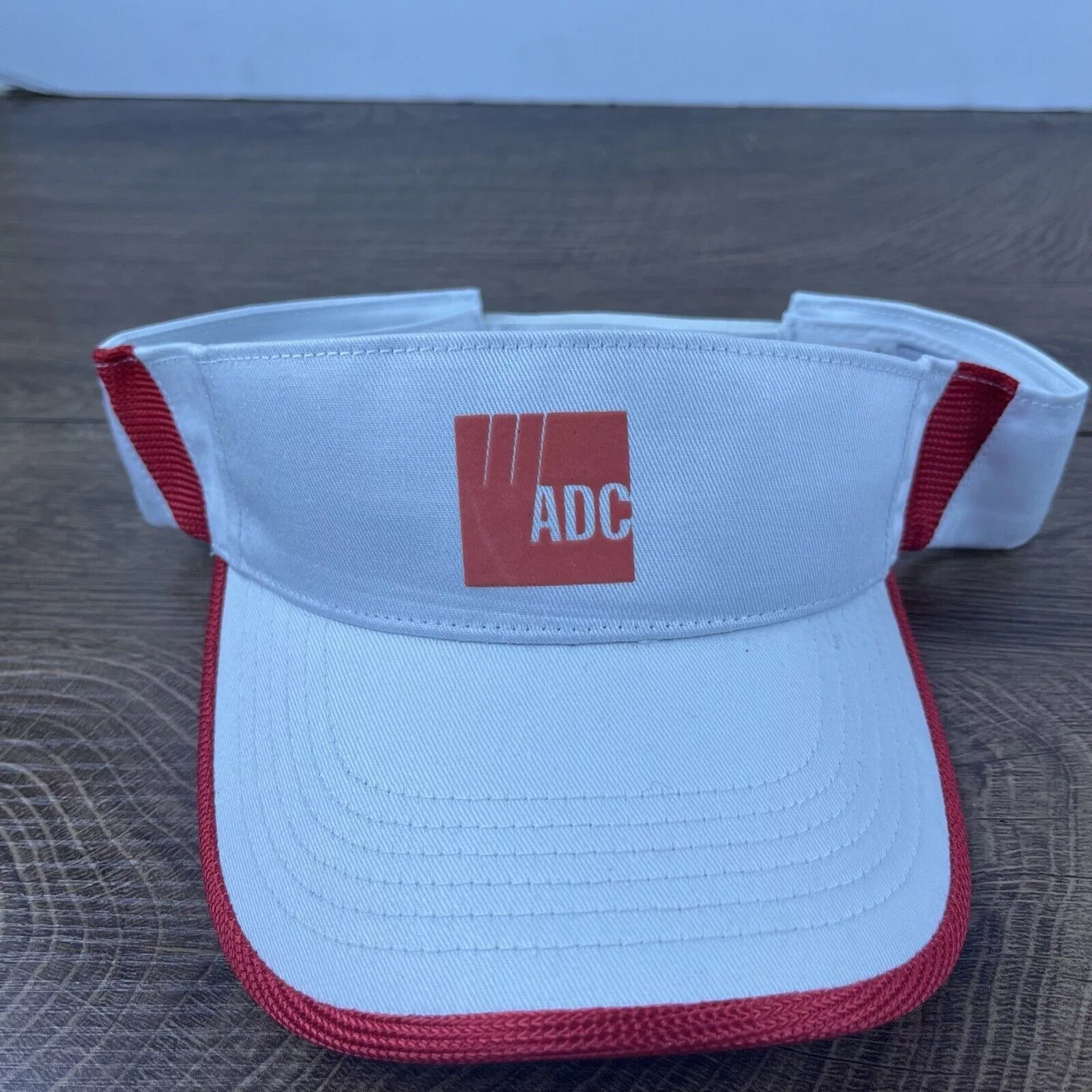 Other Hats Other ADC W Visor Hat White ADC Cap Hat Adjustable Hat White ADC A