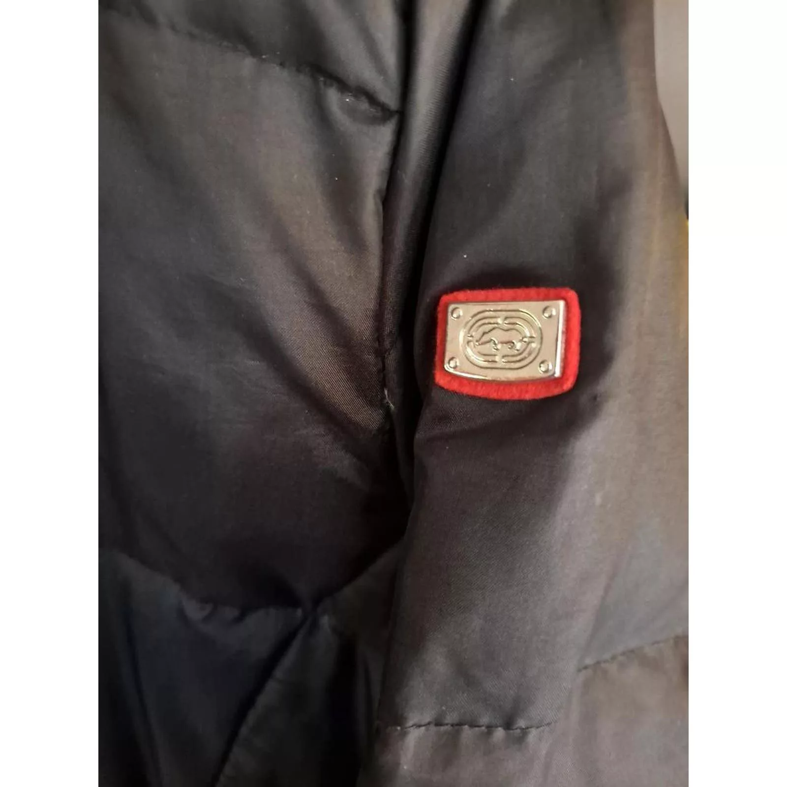 Ecko Unltd. Coats Ecko Unltd. Ecko Red‎ Long Black Hooded Puffer Coat Size XL