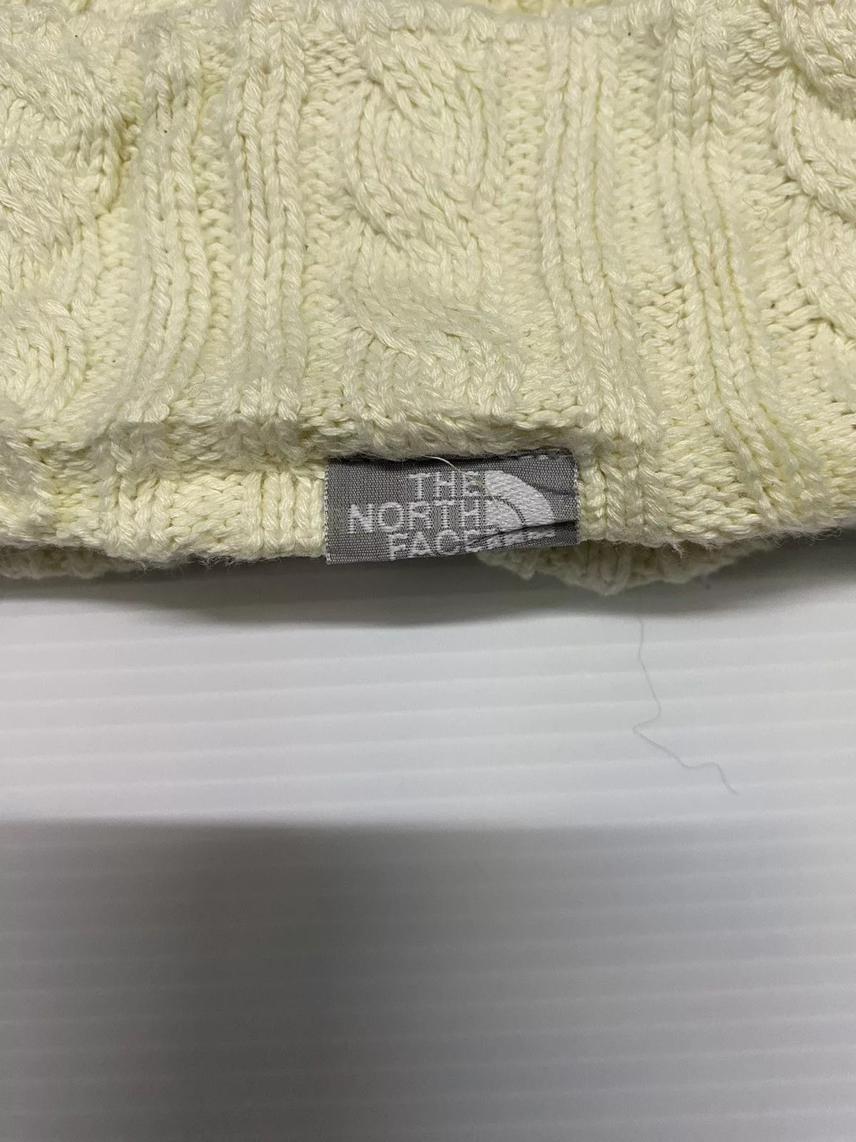 The North Face Hats The North Face Small Patches Beanie Hat White