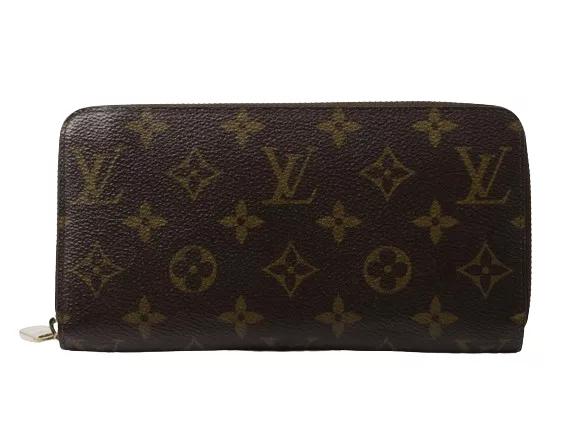 Louis Vuitton Wallets Louis Vuitton Zippy Monogram Leather Brown Wallet