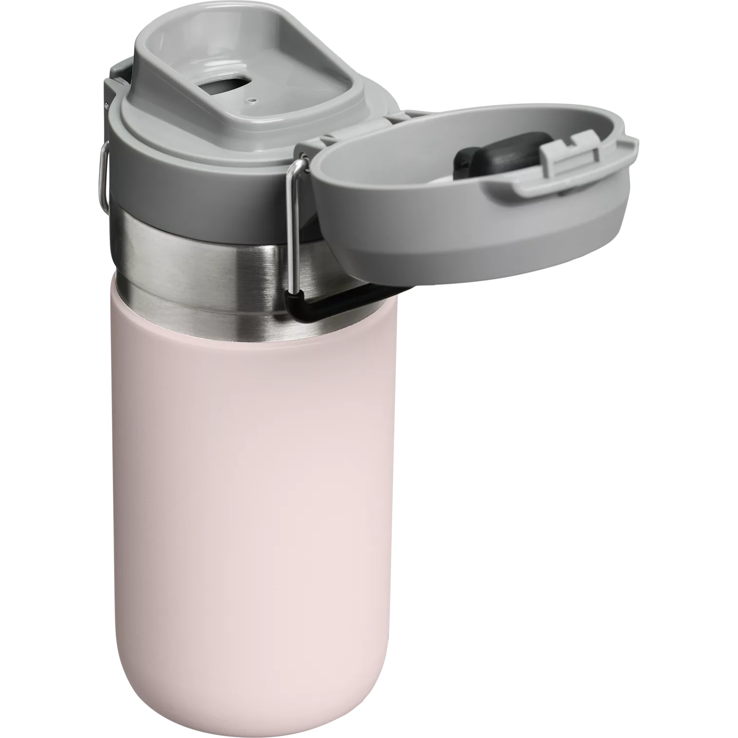 Stanley 16 OZ Quick Flip Go Water Bottle In Rose Quartz Pink