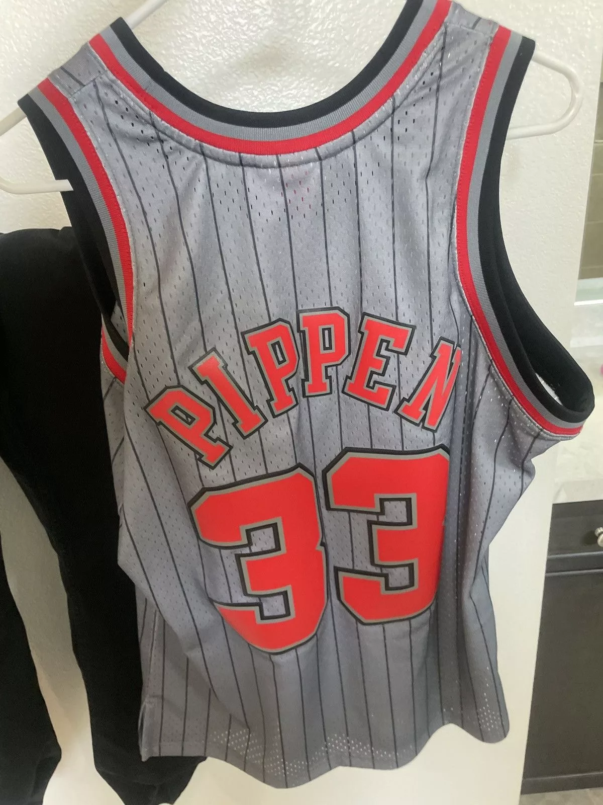 Mitchell & Ness Jerseys Mitchell & Ness Pippen Gray