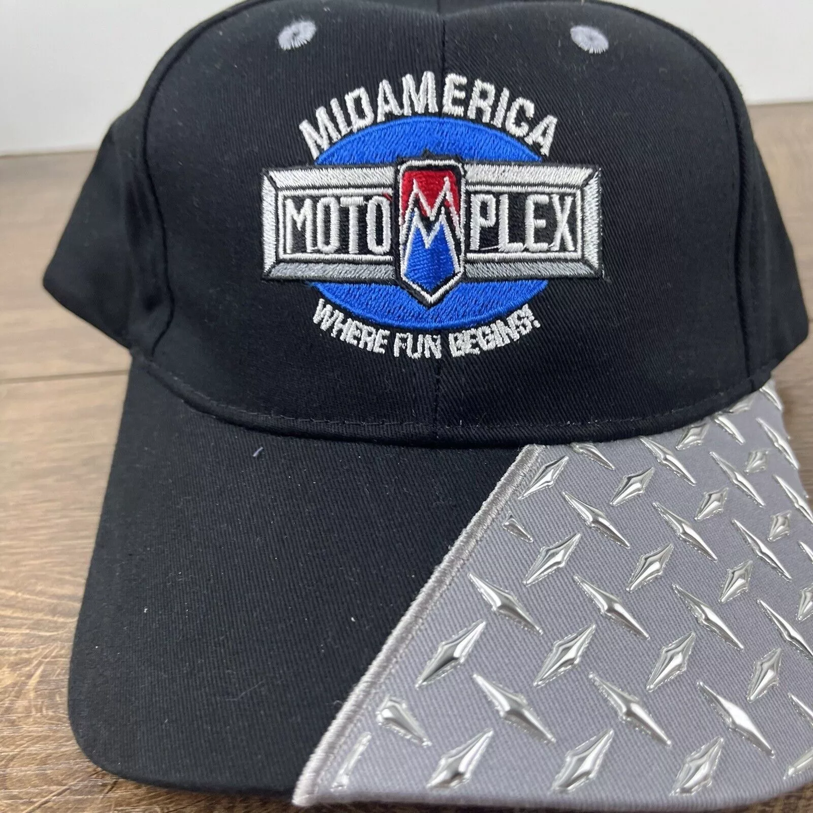 Other Hats Other Mid America Moto Plex Hat Black Cap Hat Adjustable Hat Black