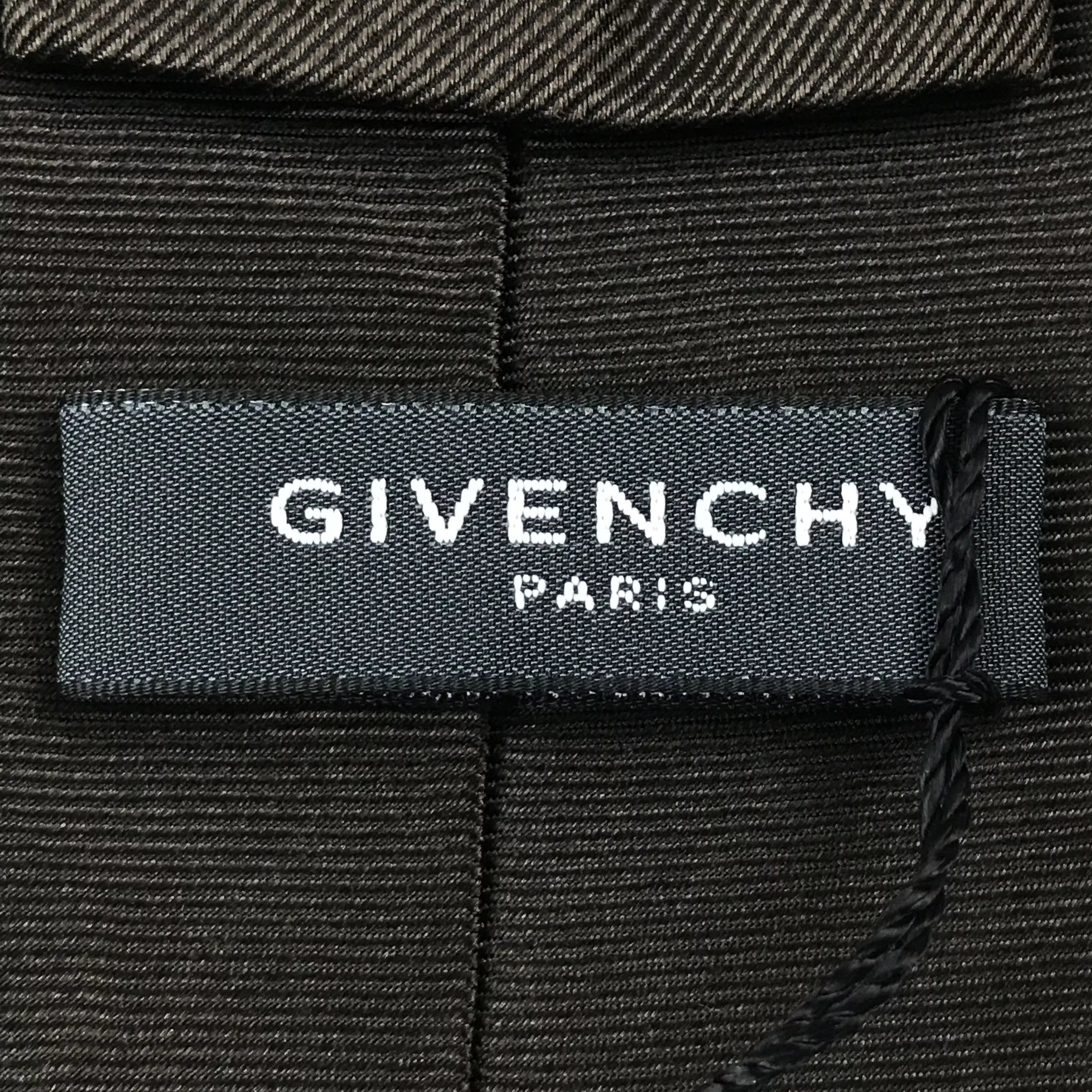 Givenchy Ties Pocketsquares Vintage Givenchy Silk Necktie Brown