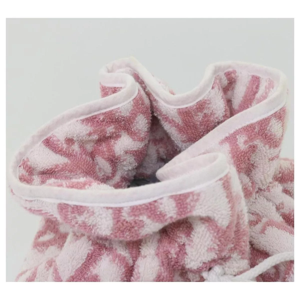 Dior Other DIOR TROTTER DRAWSTRING MINI POUCH PINK WHITE BAG Luxury