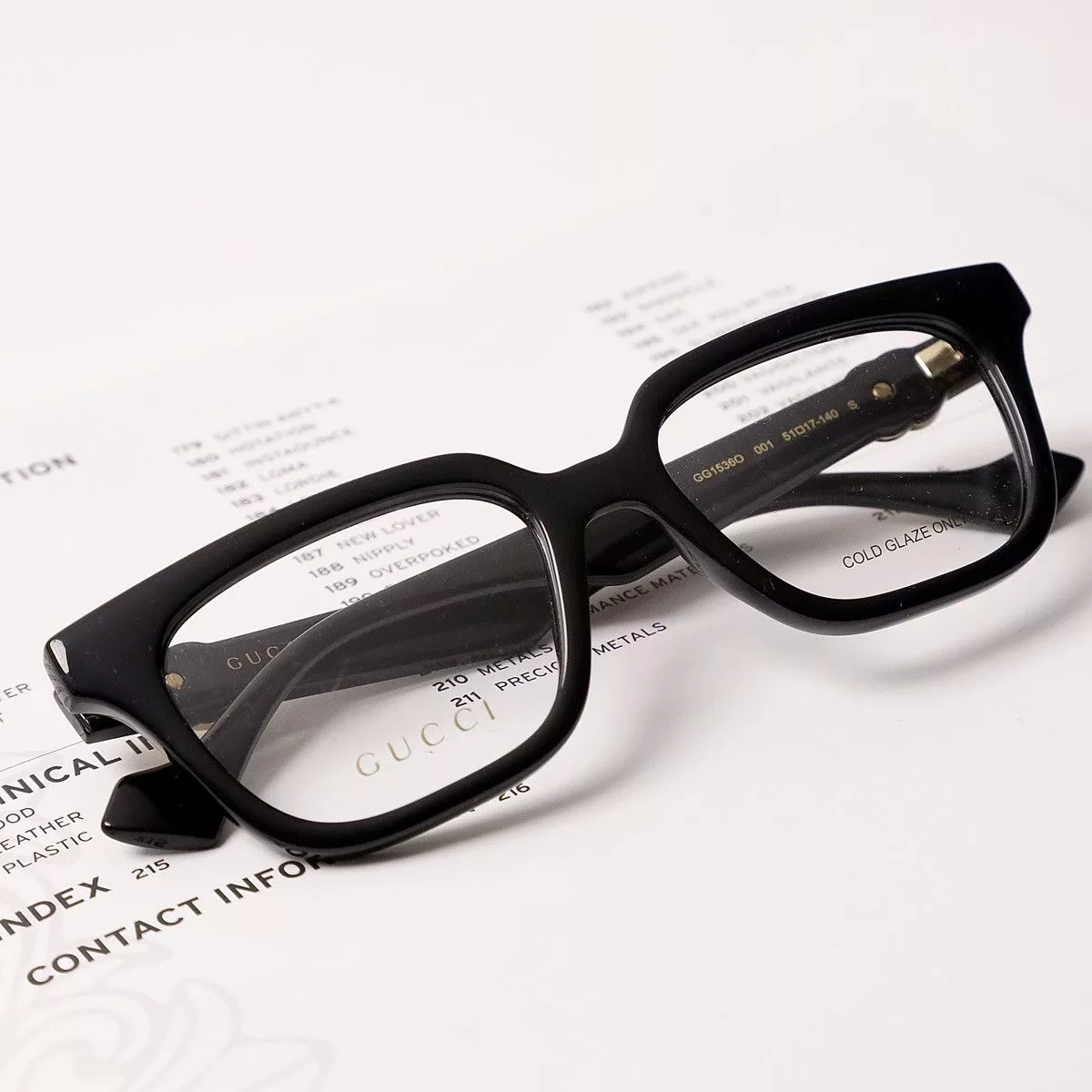 Gucci Glasses GUCCI GG1536O GLASSES Black