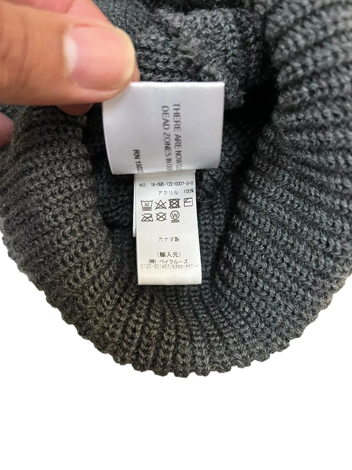 Noah Hats Noah Core Logo Beanies Gray