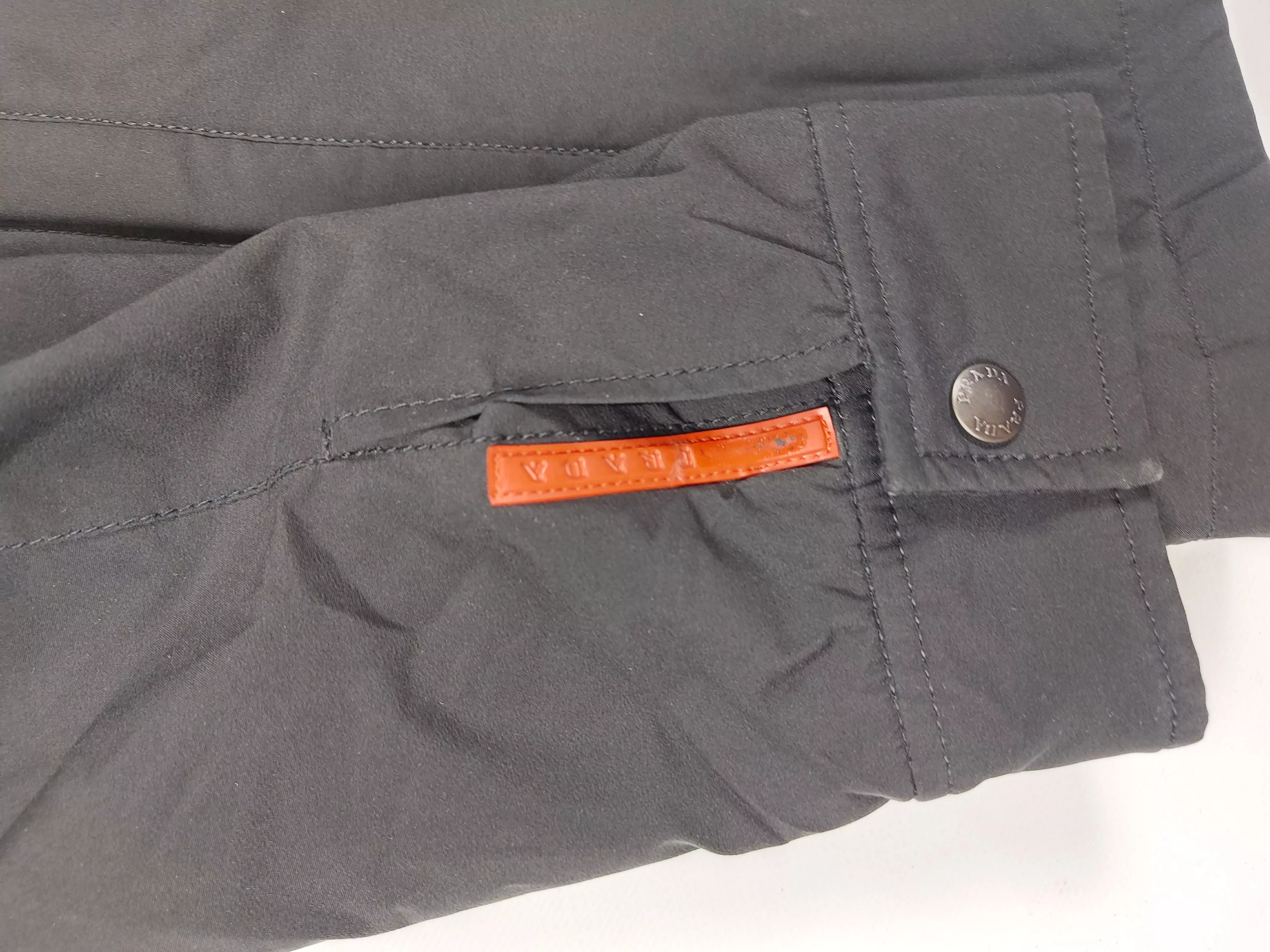 Prada Bombers Prada Bomber Jacket Red Logo Black