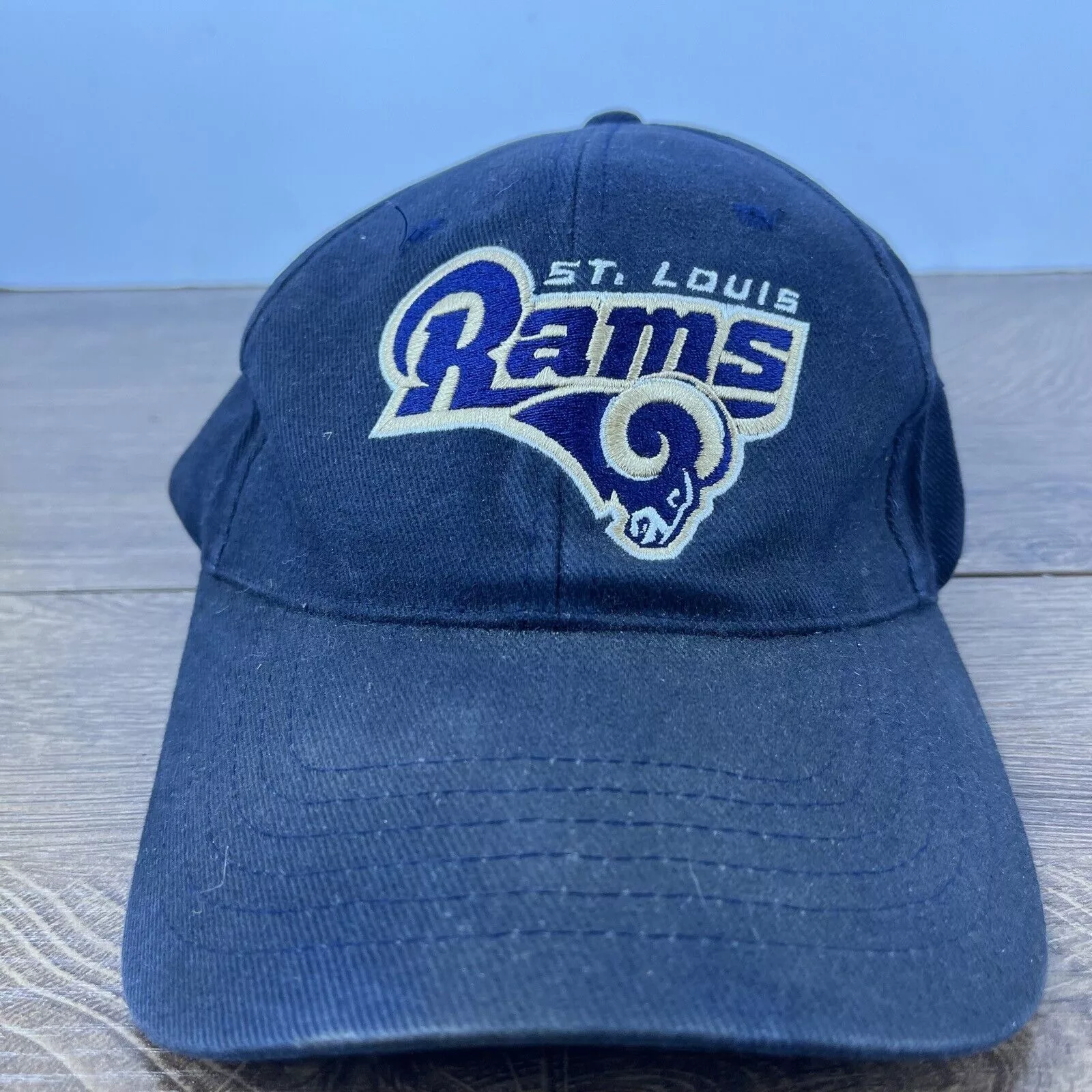 Other Hats Other St. Louis Rams Hat Blue Rams NFL Hat Blue Hat Adjustable Blu