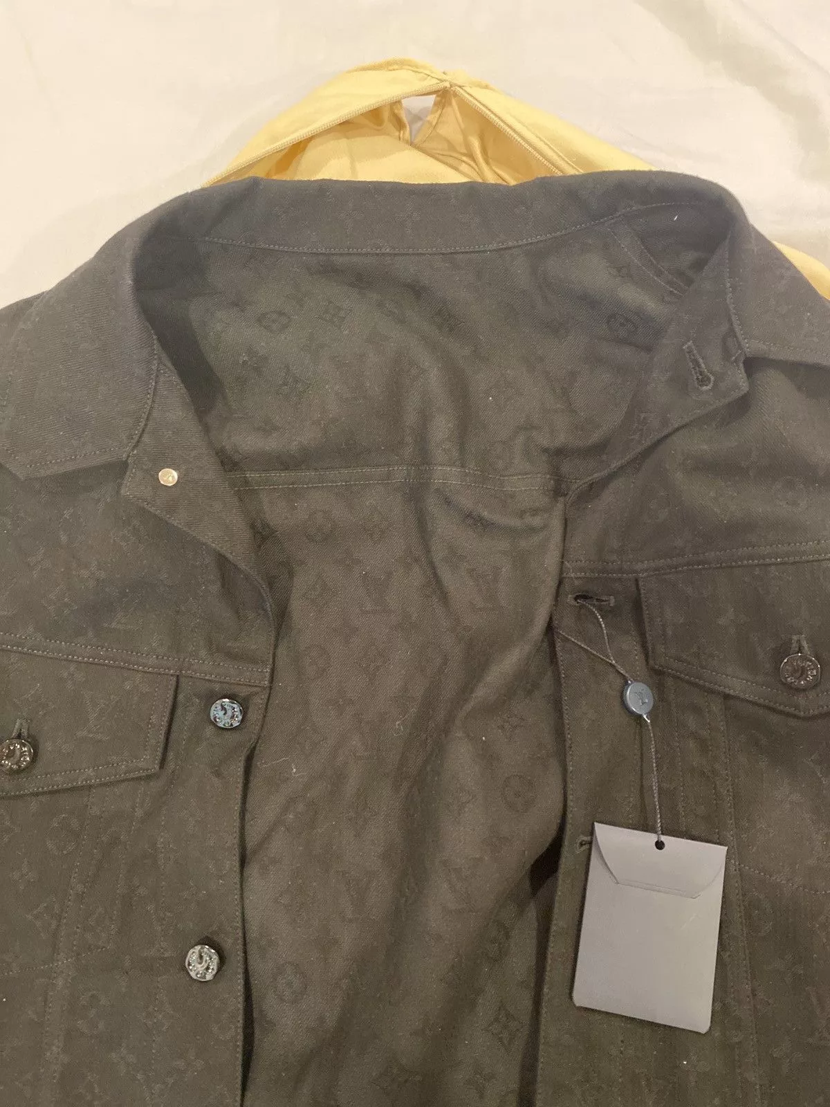 Louis Vuitton Denim Jackets Louis Vuitton denim monogram jacket Black