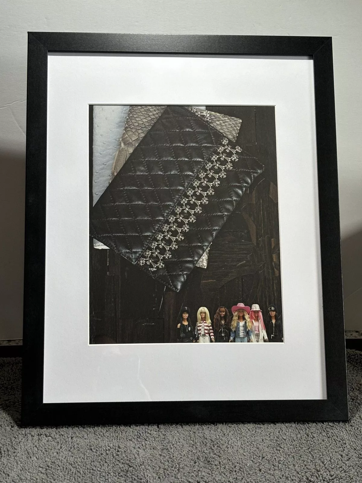 Chrome Hearts Miscellaneous * Chrome Hearts * ‘BARBIE BAG’ Framed Poster Multi Luxury