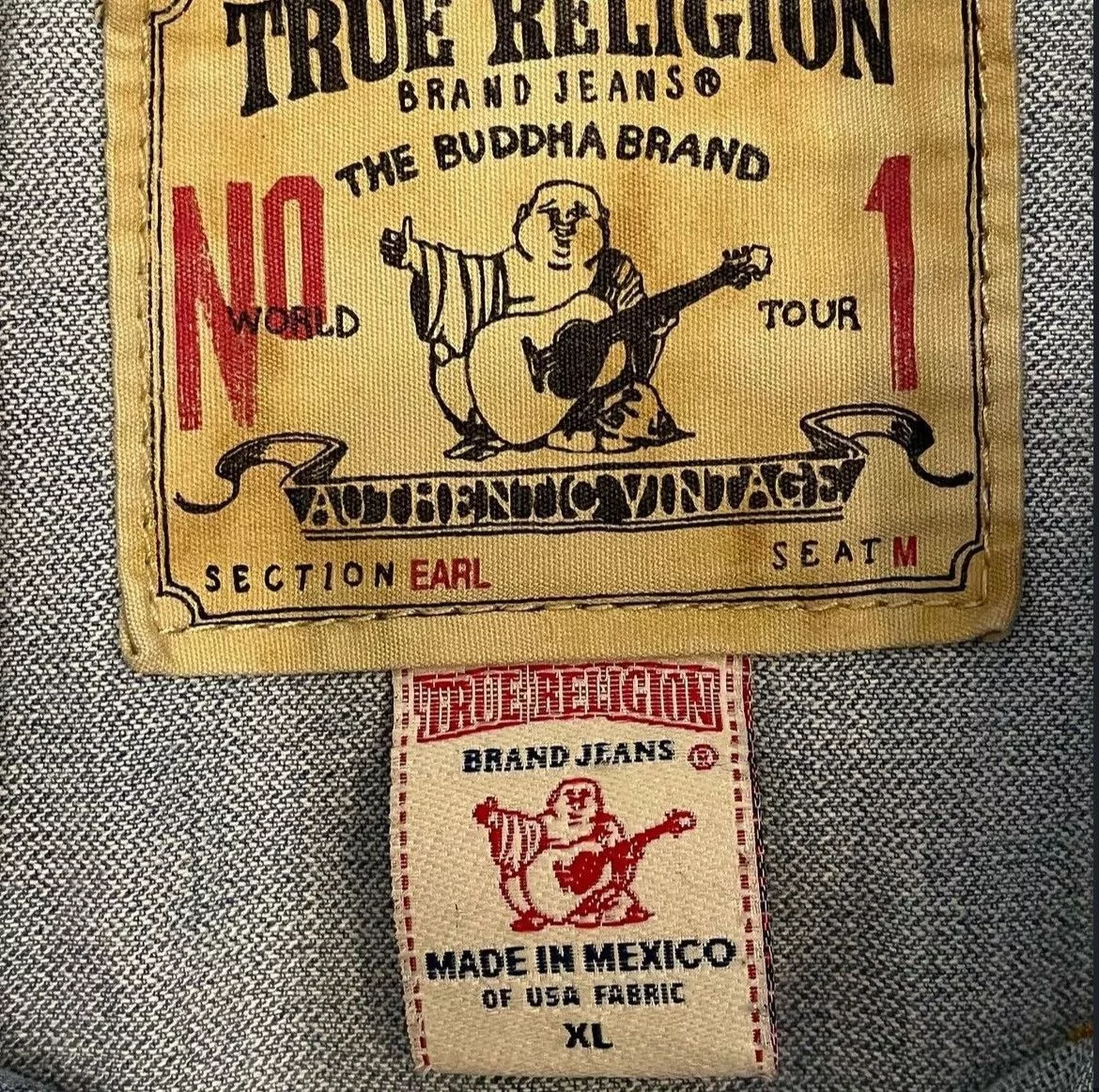 True Religion Denim Jackets True Religion ‘Earl’ Blue