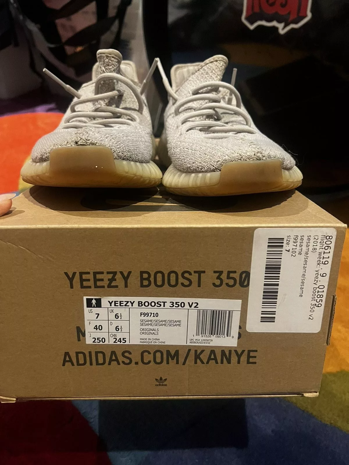 Yeezy Low Top Sneakers Gently used Yeezy Boost 350 V2 Beige