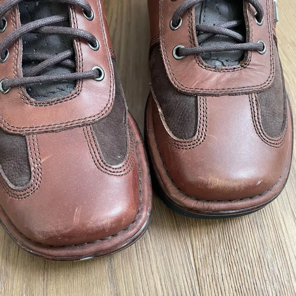 Other Boots Other 310 Motoring Wraith Chocolate Brown Leather Ankle Boots Lace