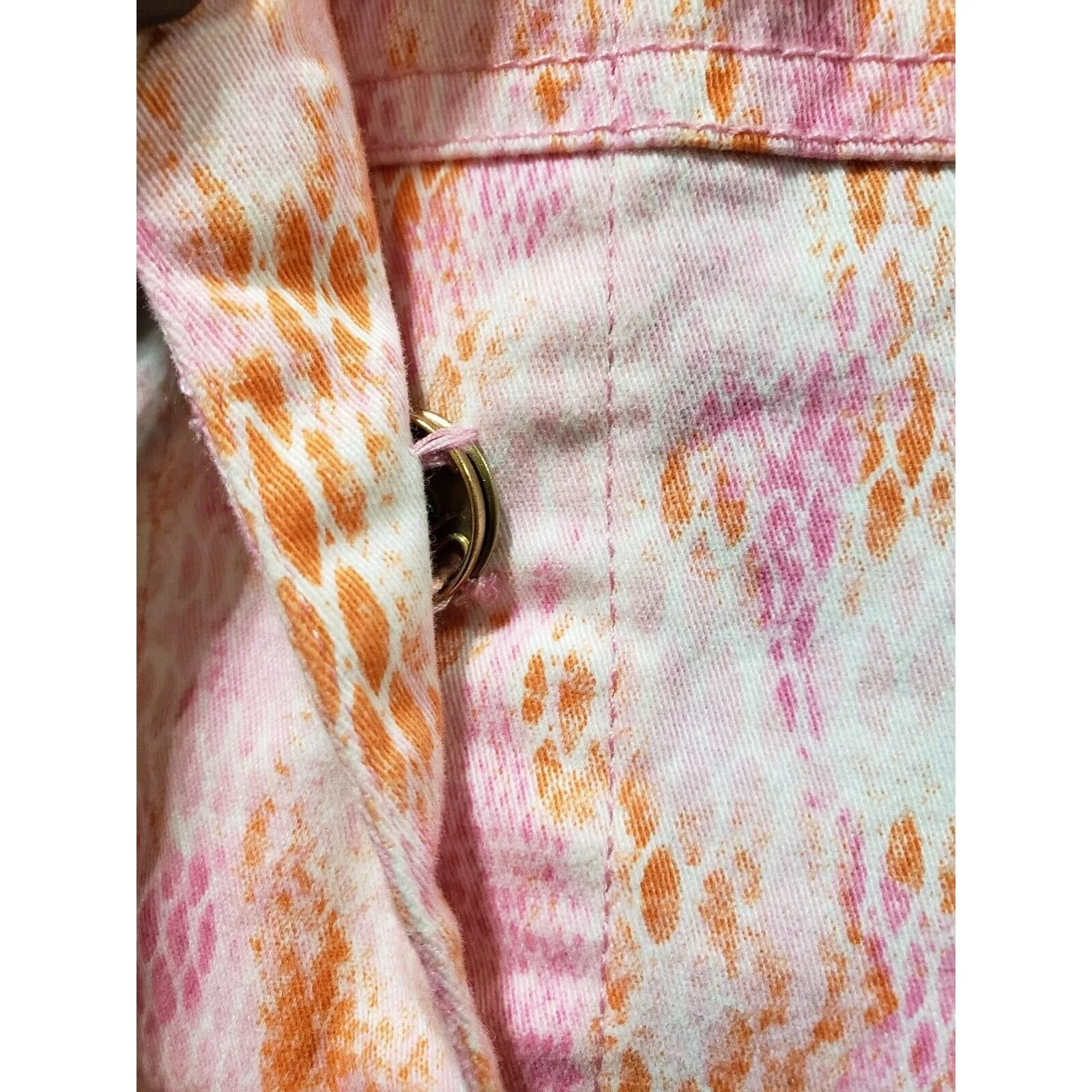 Other Jackets Other Lara Lane Snake Cotton Long Sleeve Snap Front Jacket Size 8 Pink