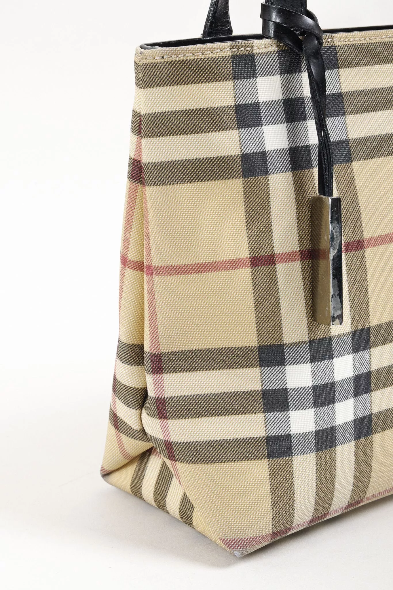 Burberry Handle Bags Burberry Nova Check Mini Tote Bag Multi