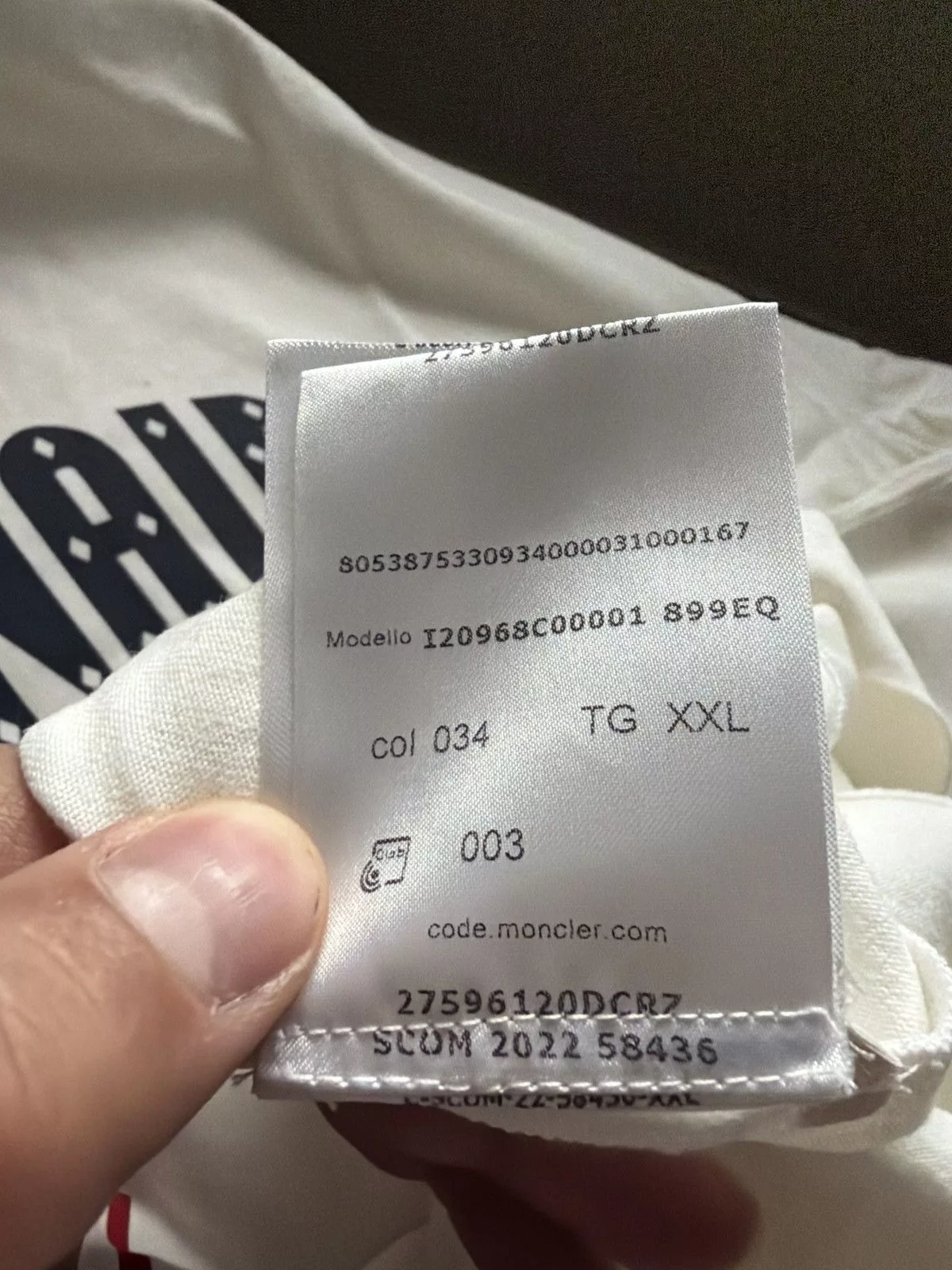 Moncler Short Sleeve T Shirts Moncler x BBC t shirt White