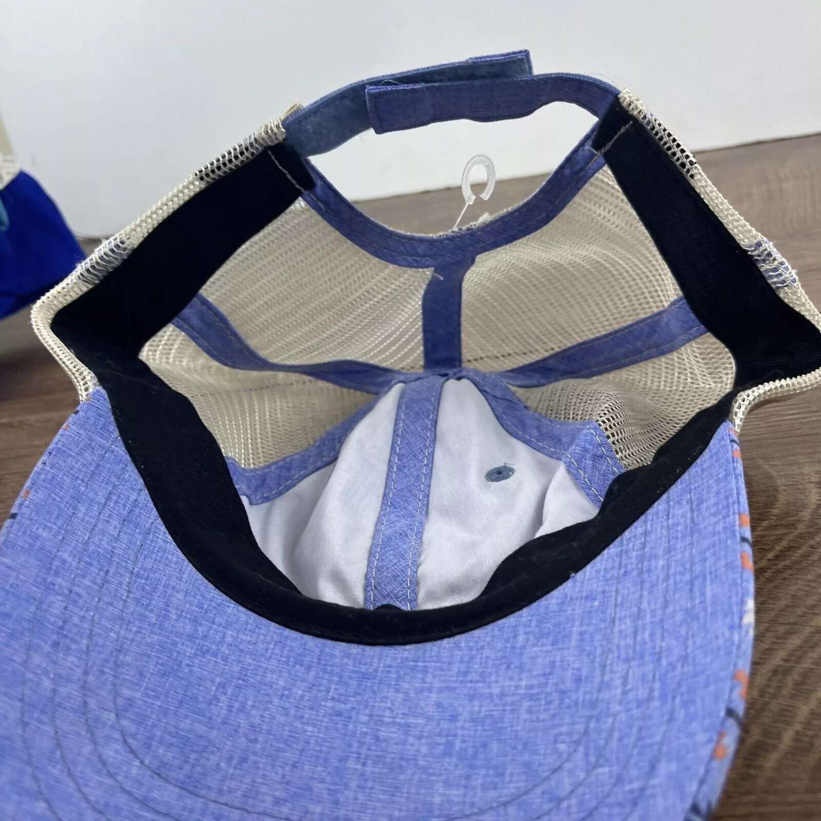 Other Hats Other Aztec Blue Hat Blue Hat Adjustable Adult Size Hat Blue Cap