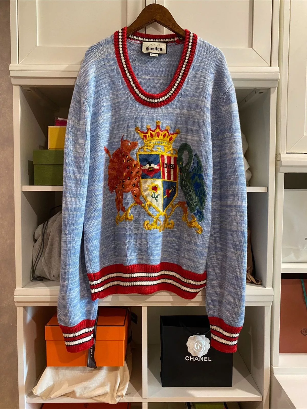 Gucci Sweaters Knitwear Gucci graden sweater Blue