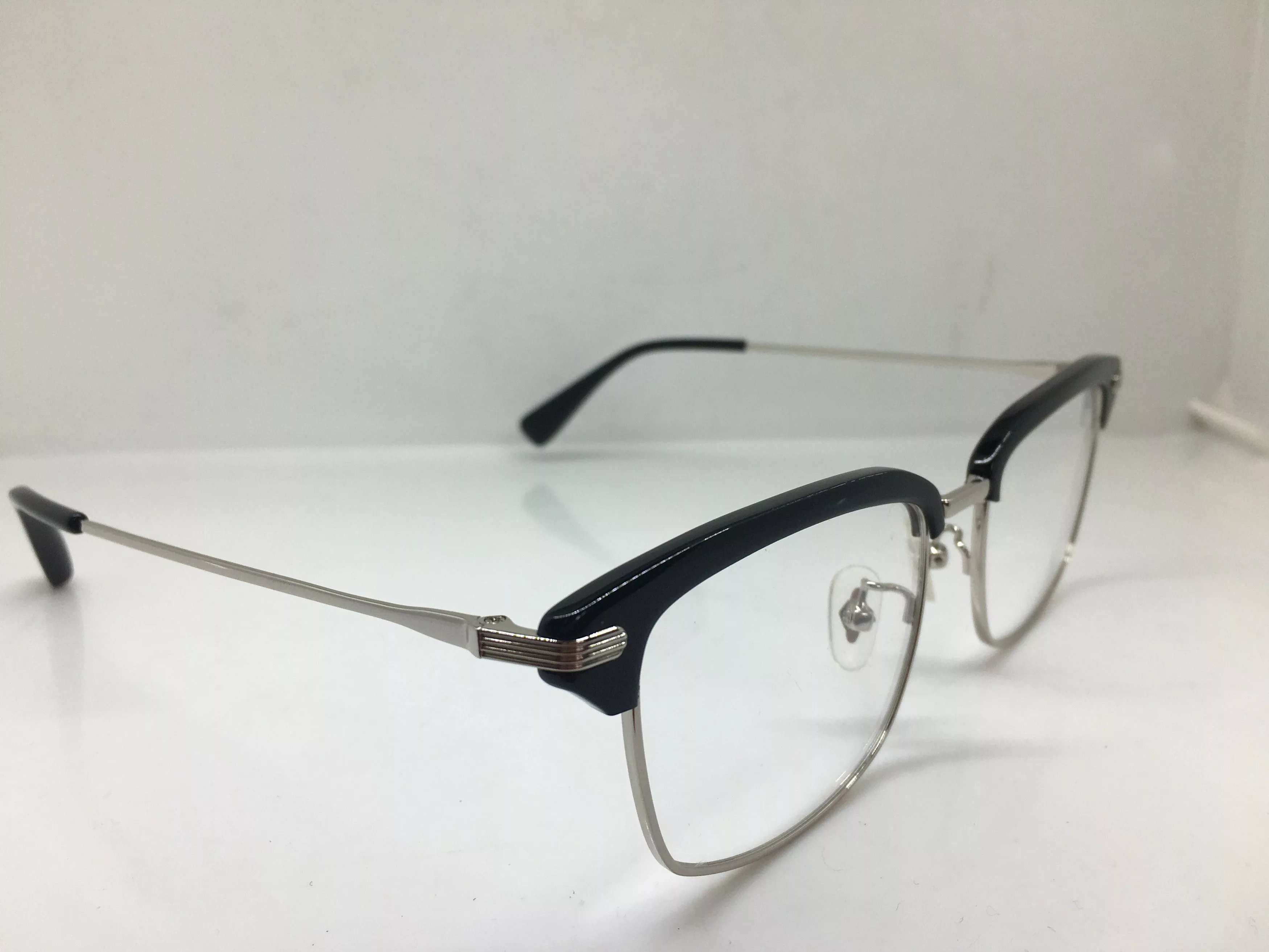Other Glasses Other MOd Malcolm X Black Silver RX Eyeglasses Frame