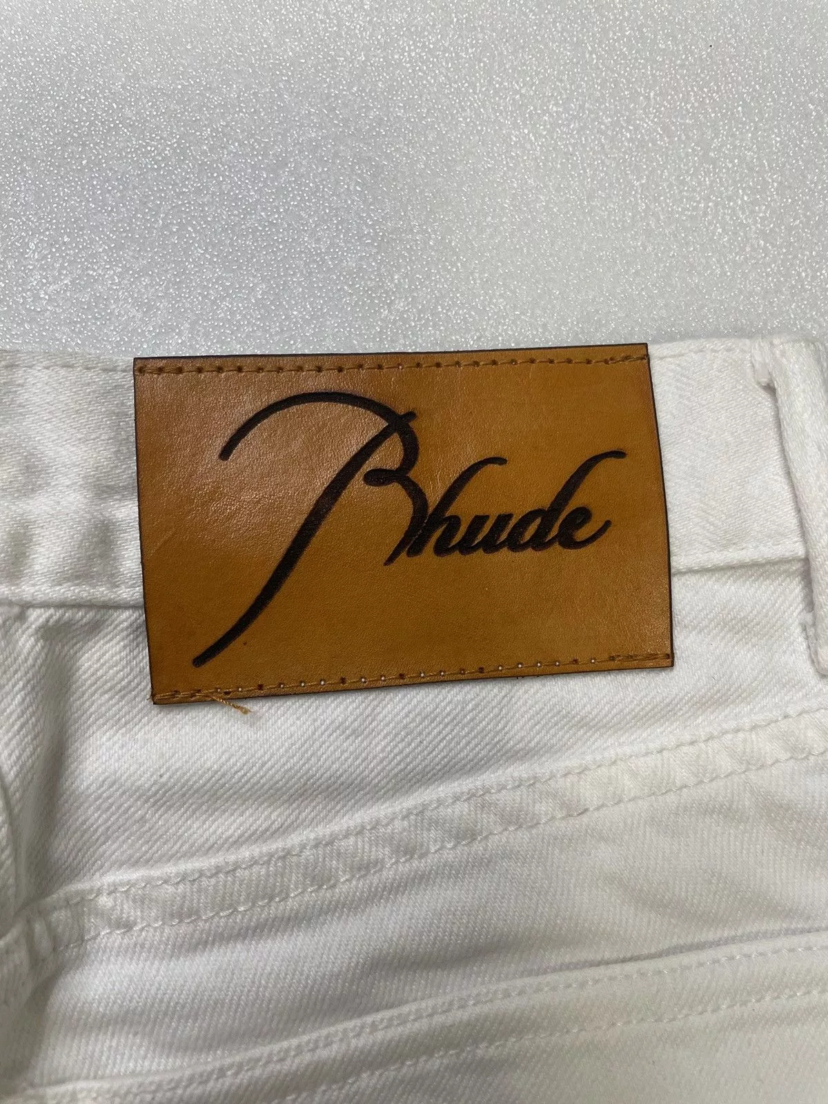 Rhude Denim Rhude White Denim Jeans