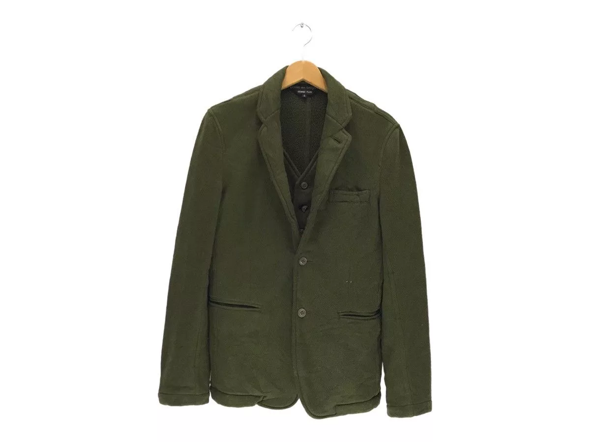 Comme des Garcons Light Jackets Comme des Garcons × Comme des Garcons Homme × Comme des Garcons Homme Plus Vintage Comme Des Garçons Homme Plus Wool Jacket CDG Green