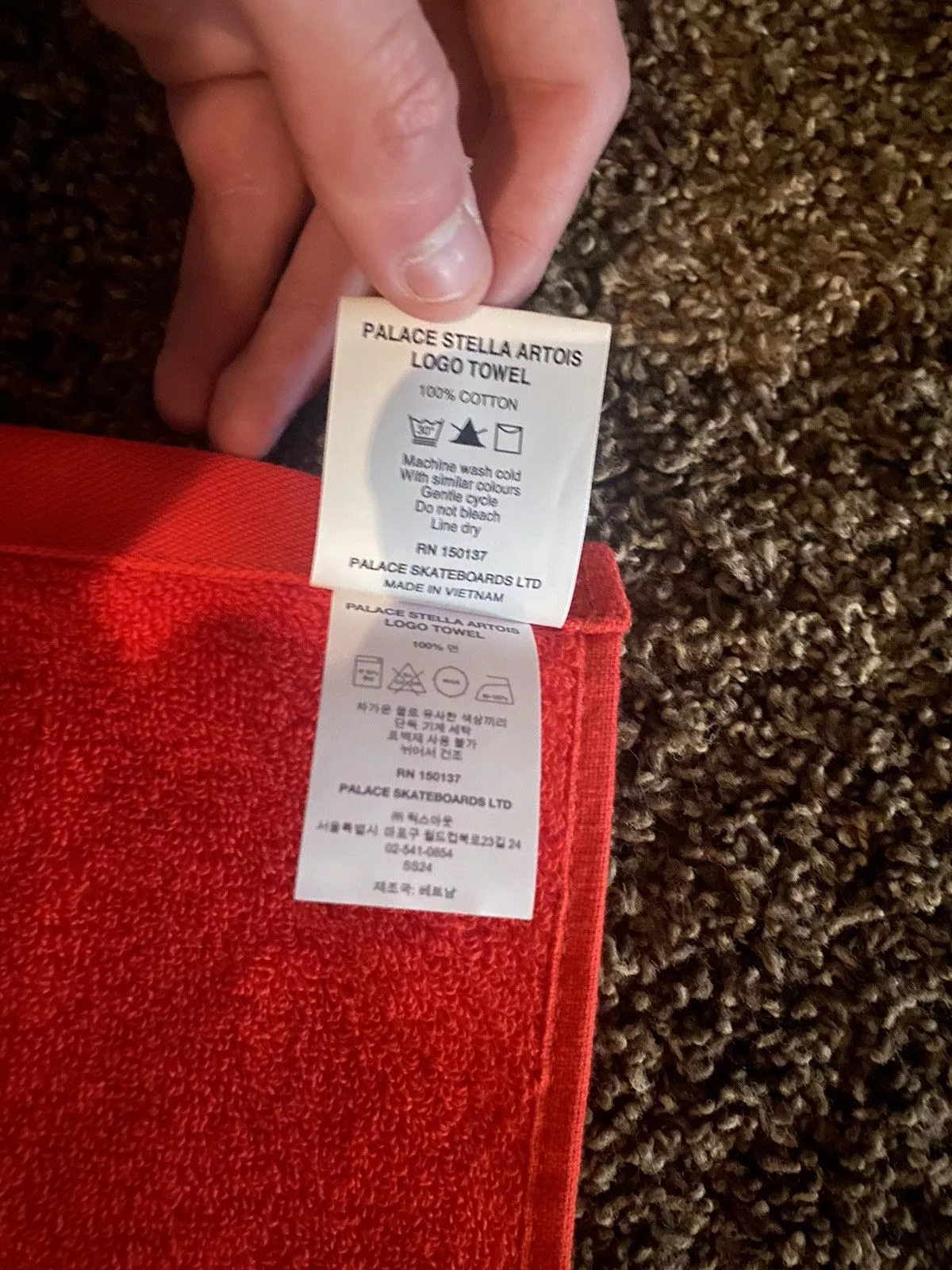 Palace Miscellaneous palace artois towel Red