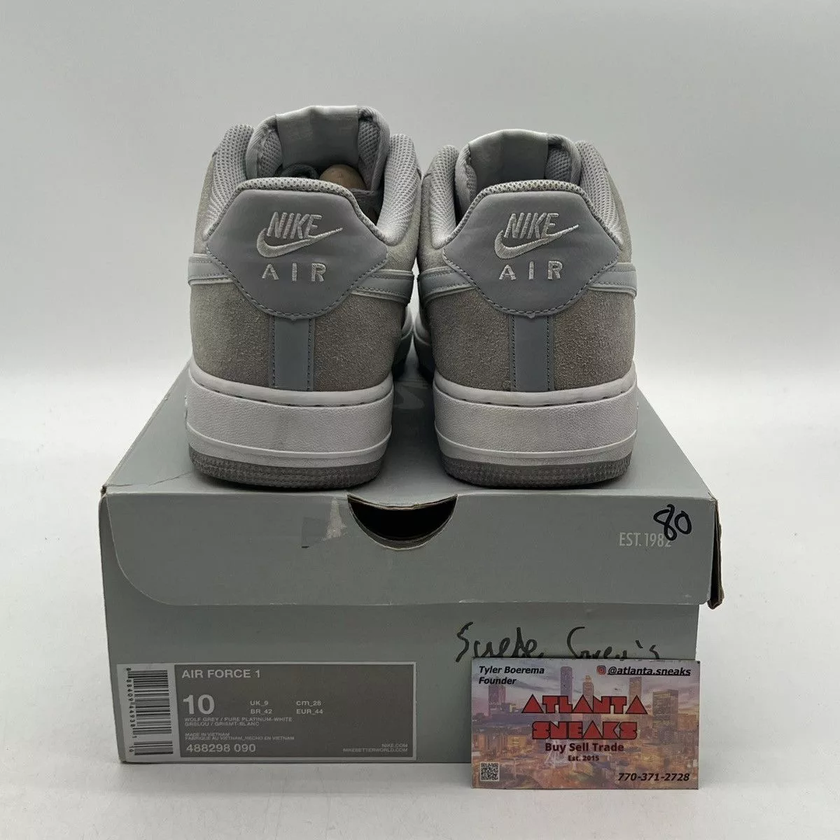 Nike Low Top Sneakers Nike Air Force 1 low wolf grey Gray