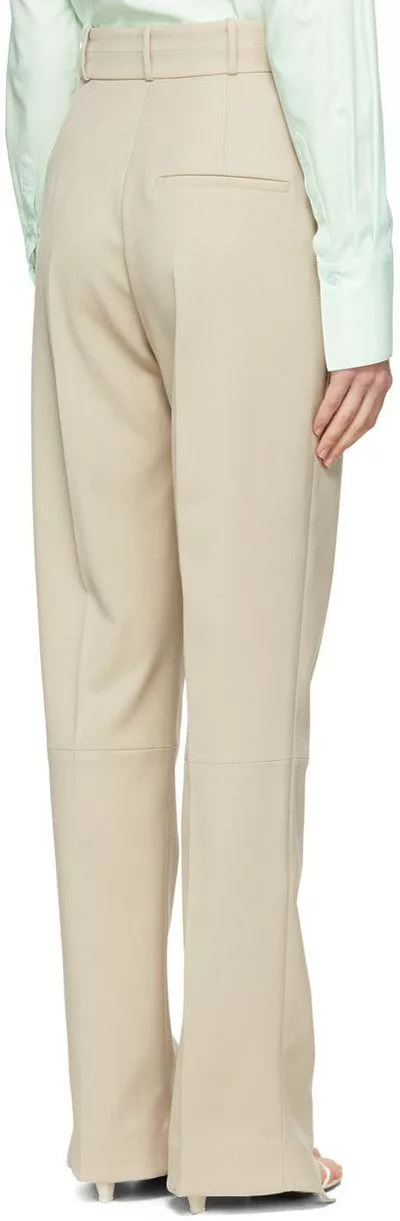 LOW CLASSIC Pants LOW CLASSIC SLIM TROUSER KHAKI Brown