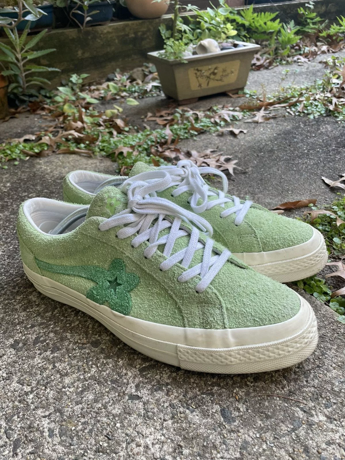 Converse Low Top Sneakers Converse × Golf le Fleur × Golf Wang Golf le Fleur X Converse UNO Green