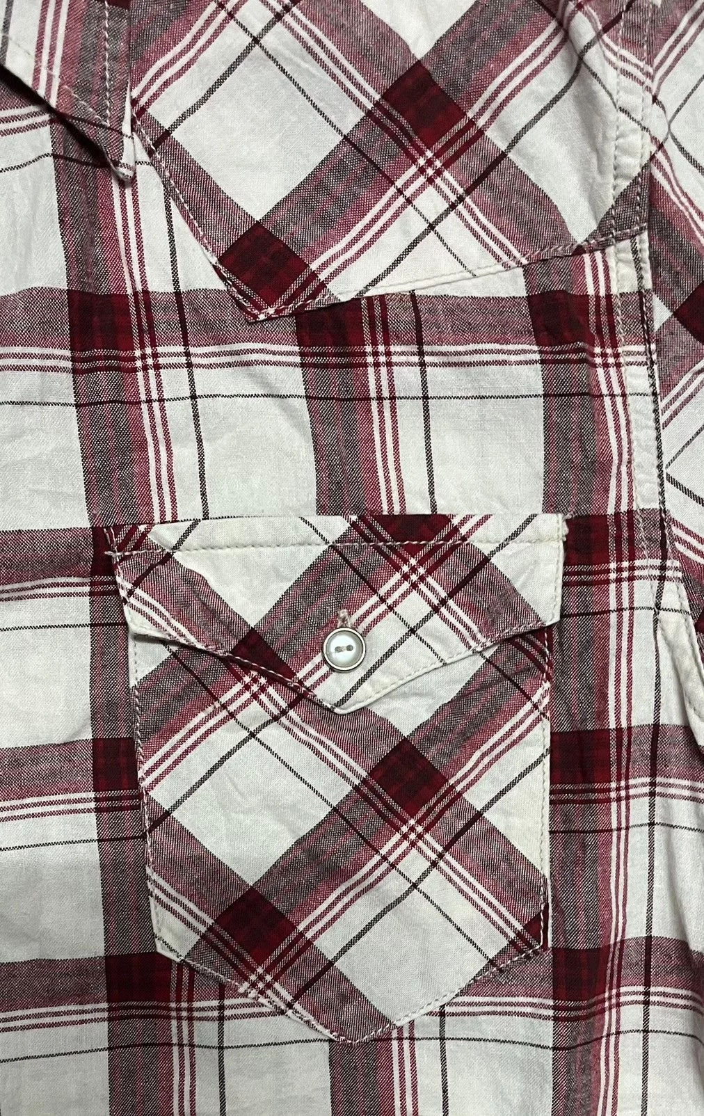 Edwin Shirts Button Ups Edwin Button Ups Shirt Red