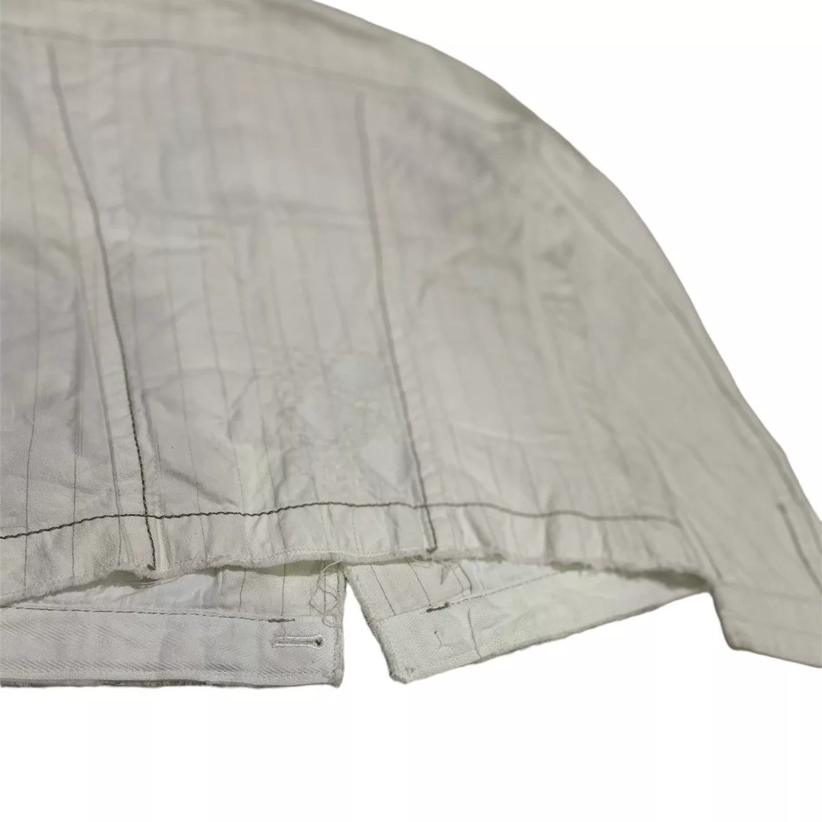 Marithe + Francois Girbaud Denim Jackets Marithe + Francois Girbaud Marithe Francois Girbaud Distressed Jacket White
