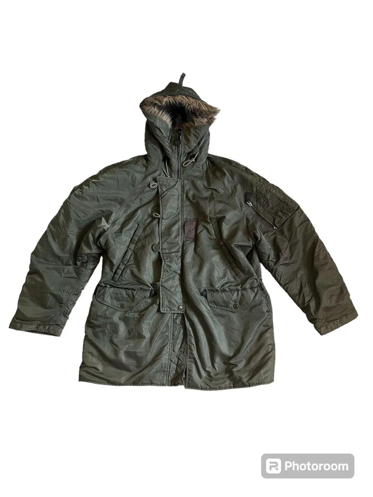 Avirex Bombers avirex long jacket Green
