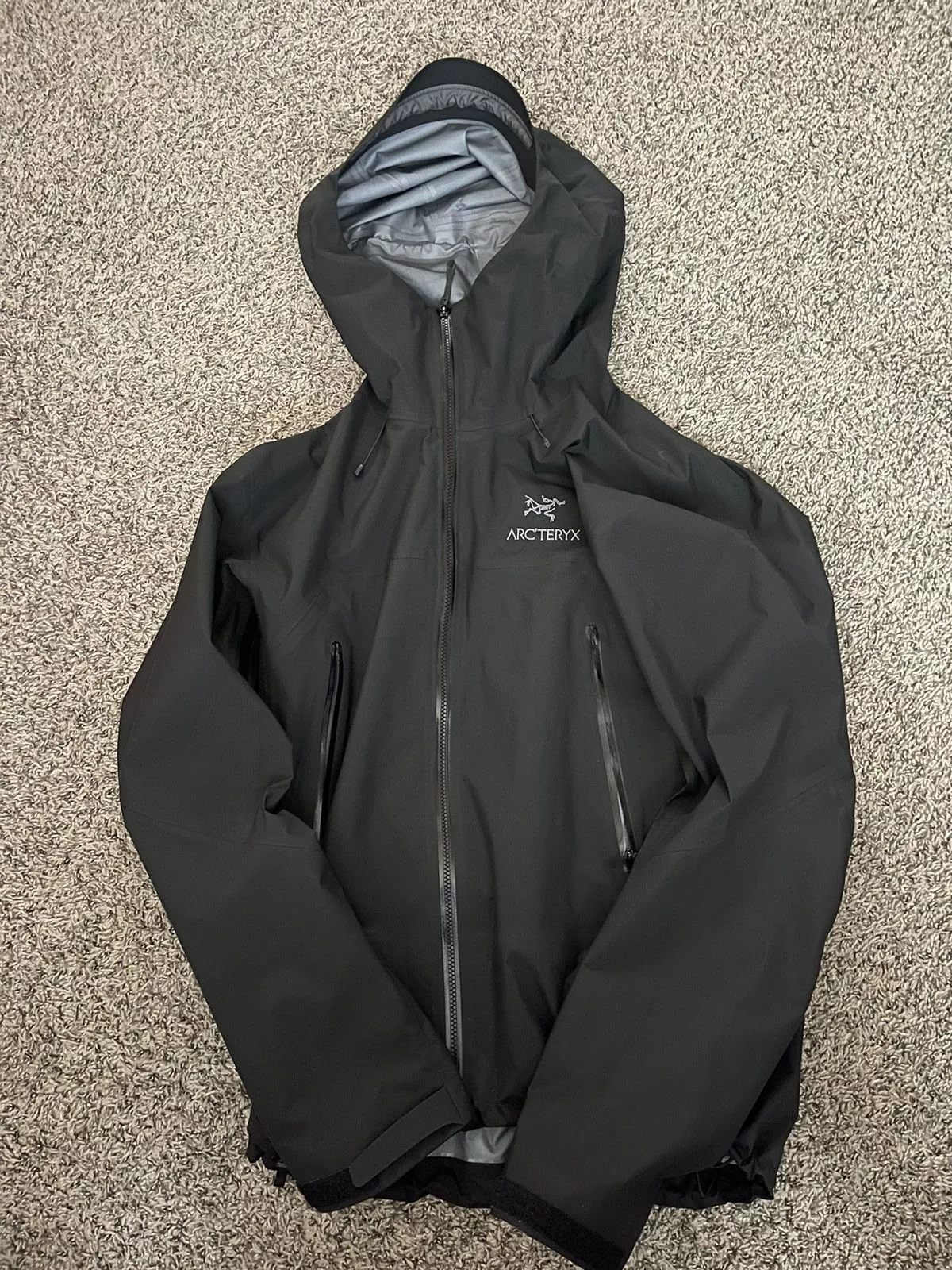 Arc'teryx Light Jackets Arc'teryx × Goretex Arc'teryx Beta AR Shell Jacket Stormhood Black