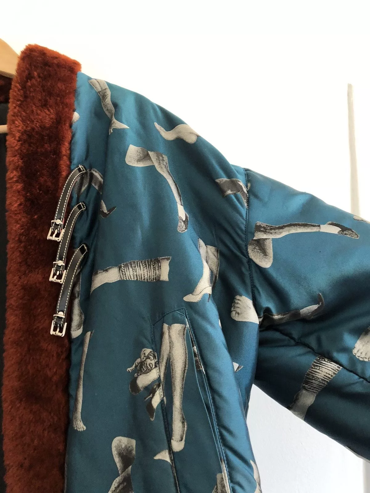 Jean Paul Gaultier Heavy Coats Jean Paul Gaultier aw 92 french cancan kimono coat Blue