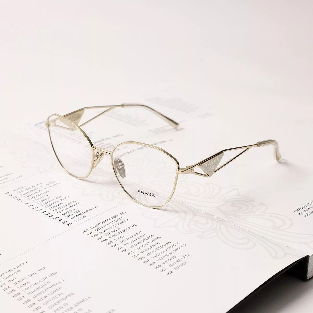 Prada Glasses PRADA 0PR 52ZV GLASSES Multi