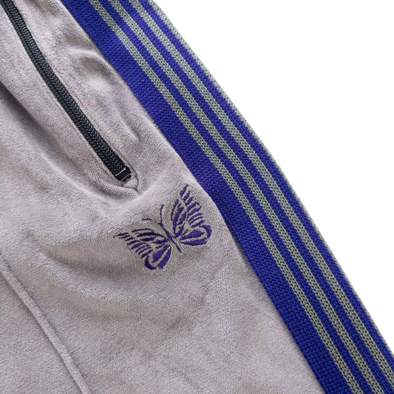 Needles Sweatpants Joggers Vintage Needles Striped Side Panel Sweatpants Size M Gray