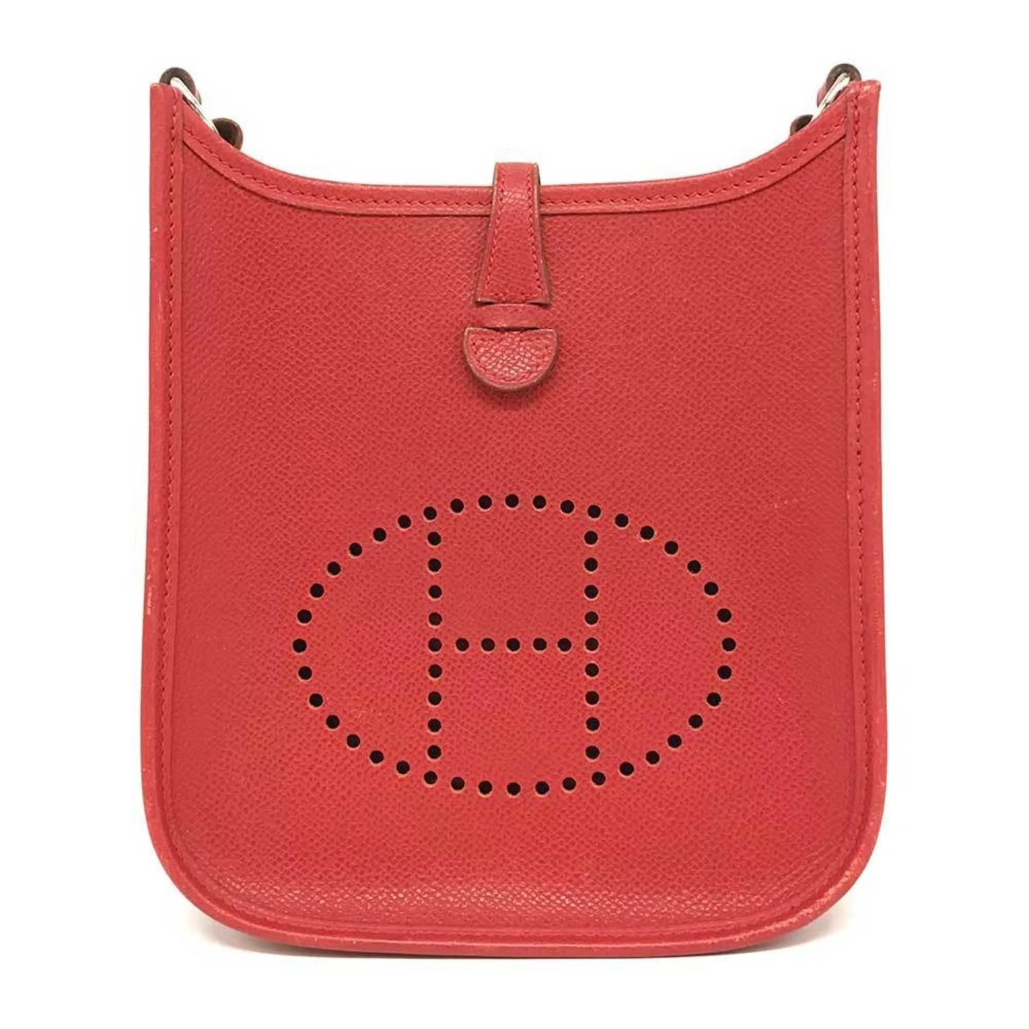 Hermes Other Hermes Evelyn TPM Leather Red Shoulder Bag Pochette Iconic HERMES